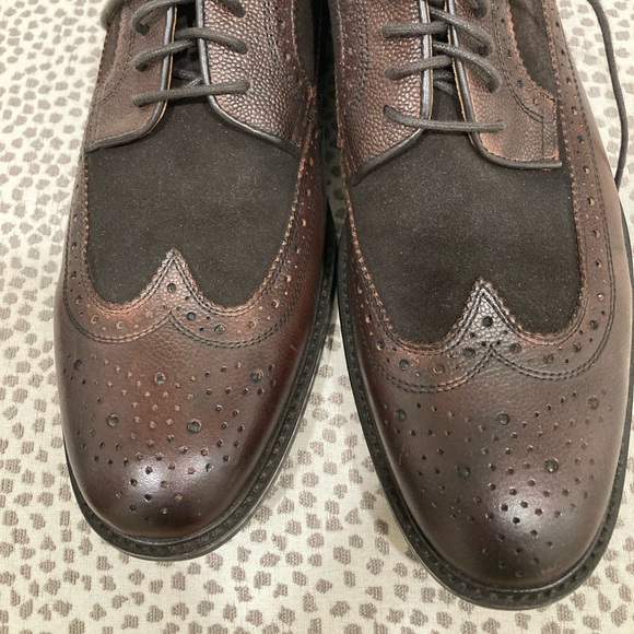 Blake McKay Pierce Wingtip Oxford Dress Shoes - Picture 4 of 8